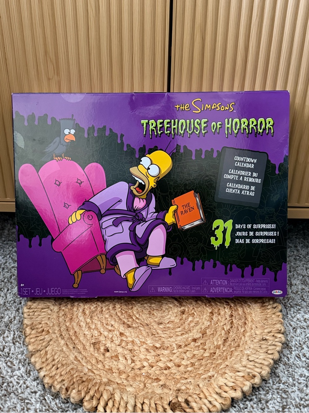 The Simpsons Treehouse of Horror Countdown Calendar - Purple